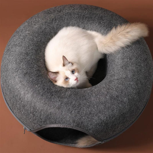 How to Choose the Perfect Cat Donut Tunnel Bed for Pet’s Comfort and Play