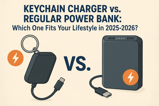 Keychain Charger vs. Regular Power Bank: Which One Fits Your Lifestyle in 2025–2026?
