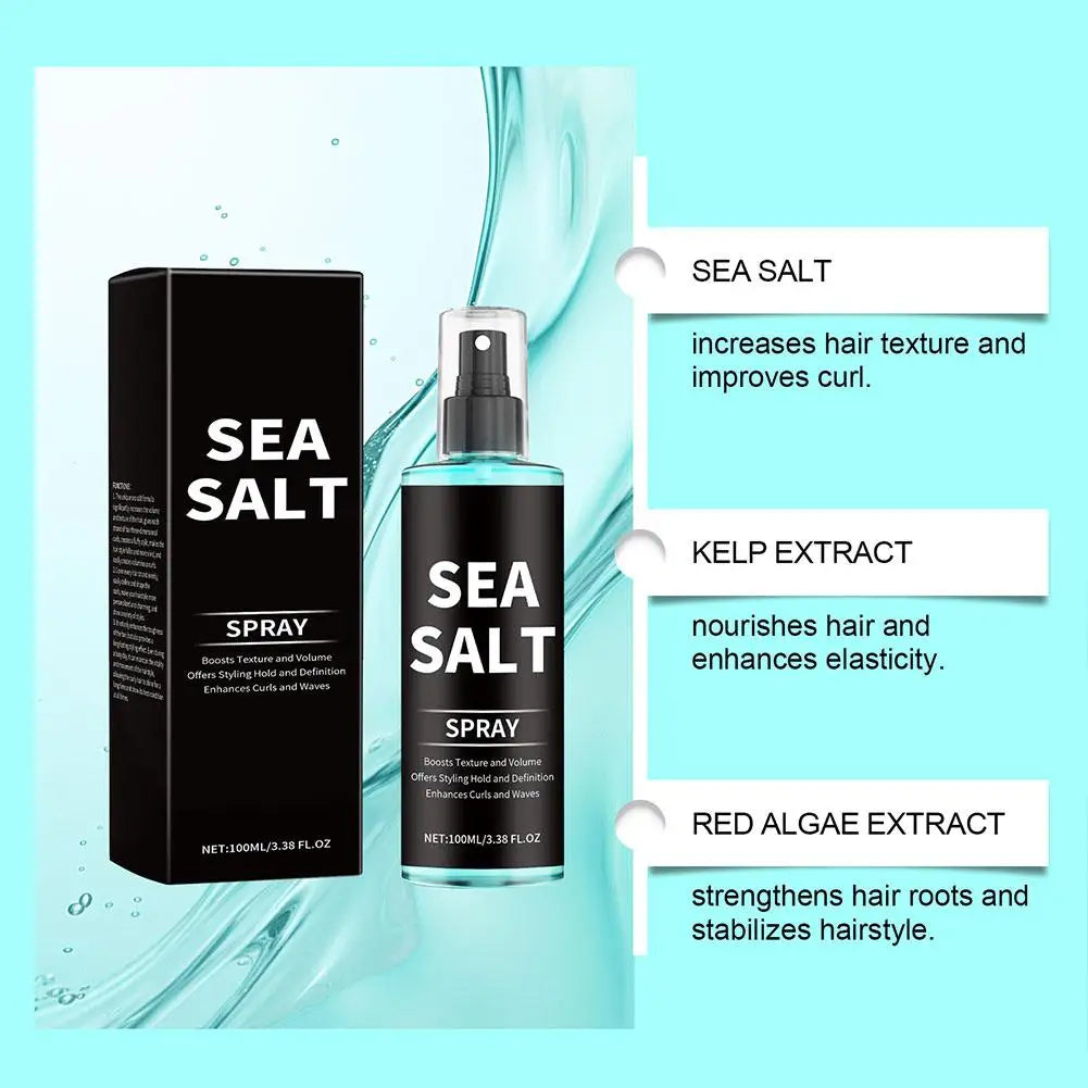 Sea Salt Hair Curl Spray For Men