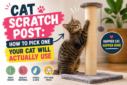 Cat Scratch Post: Everything You Need to Know to Pick One Your Cat Will Actually Use