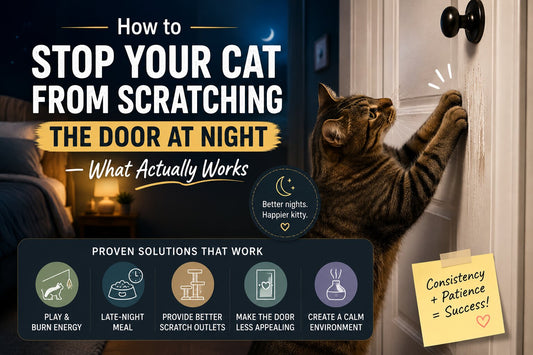 How to Stop Your Cat from Scratching the Door at Night — What Actually Works