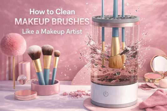 clean makeup brushes