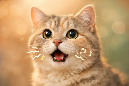 why does my cat squeak instead of meow