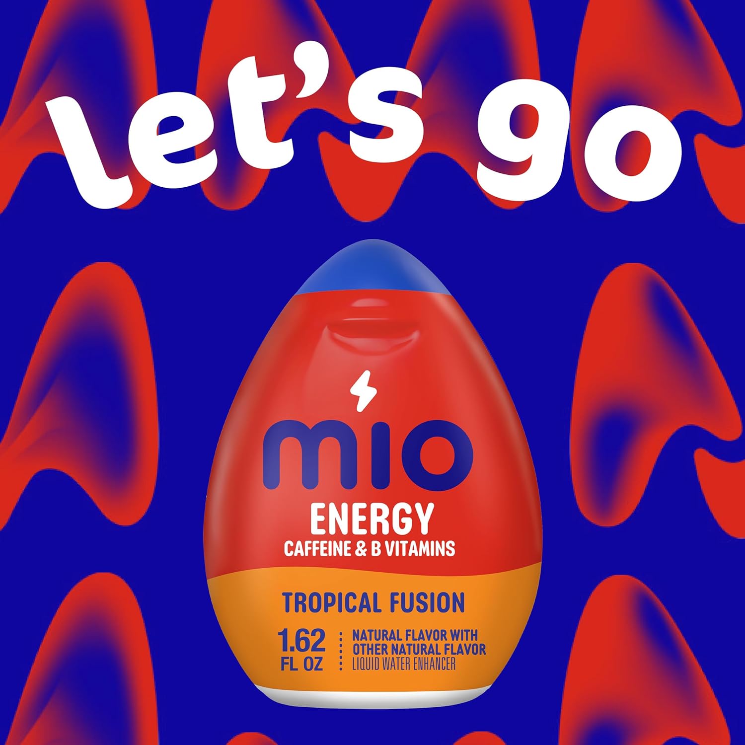 Energy Tropical Fusion Flavored with Other Natural Flavor Liquid Water Enhancer, 1.62 Fl Oz Bottle