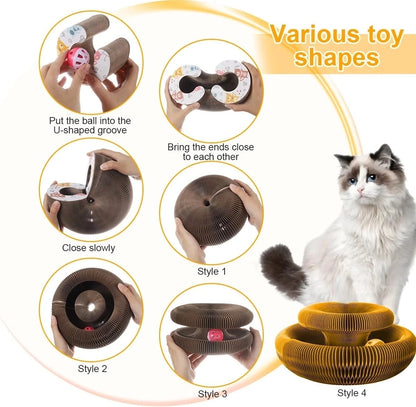 Magic Cat Scratcher & Play Round