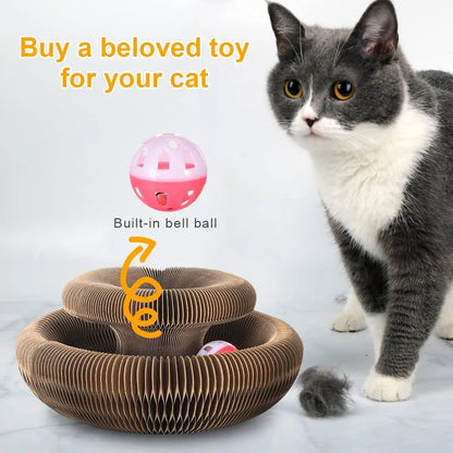 Magic Cat Scratcher & Play Round