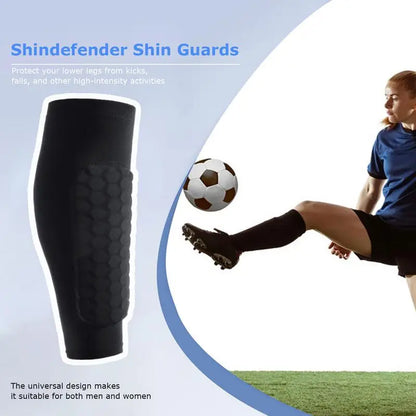 Football Shin Guard with Honeycomb
