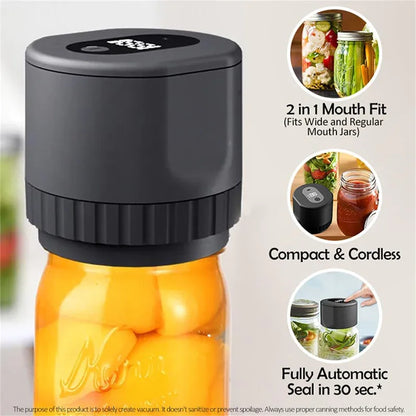 Mason Jar Vacuum Electric Sealer
