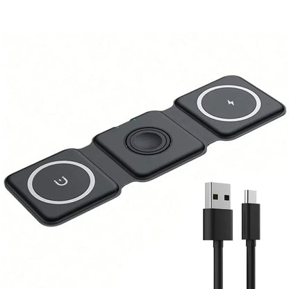 3 in 1 Magnetic Portable Wireless Charger