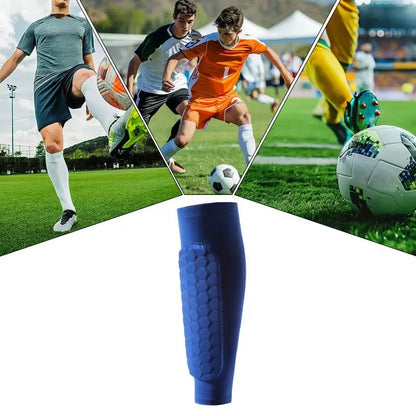 Football Shin Guard with Honeycomb