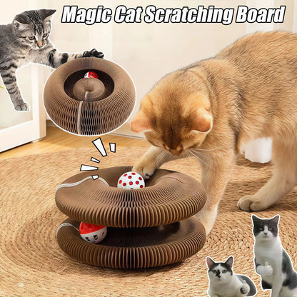 Magic Cat Scratcher & Play Round